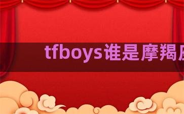 tfboys谁是摩羯座